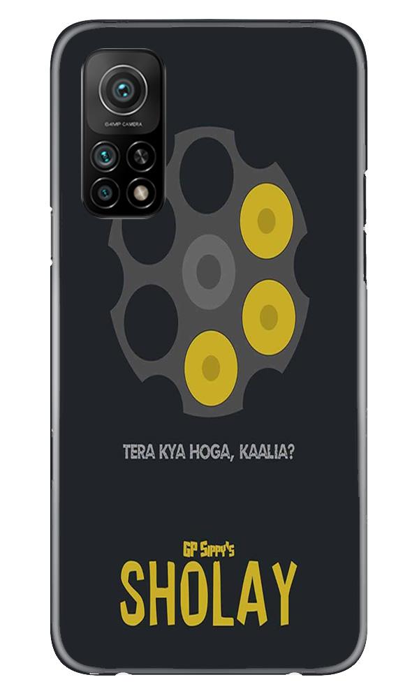 Sholay Mobile Back Case for Mi 10T (Design - 356)