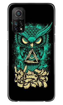 Owl Mobile Back Case for Mi 10T (Design - 358)
