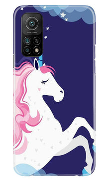 Unicorn Mobile Back Case for Mi 10T (Design - 365)