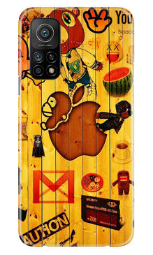 Wooden Texture Mobile Back Case for Mi 10T (Design - 367)