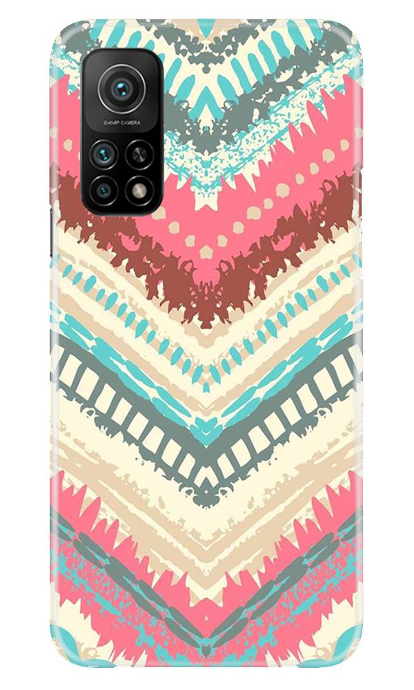Pattern Mobile Back Case for Mi 10T (Design - 368)