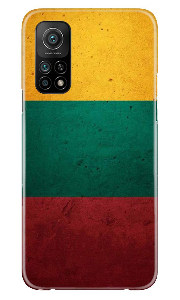 Color Pattern Mobile Back Case for Mi 10T (Design - 374)