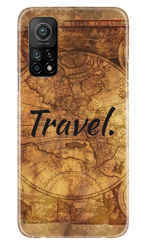 Travel Mobile Back Case for Mi 10T (Design - 375)
