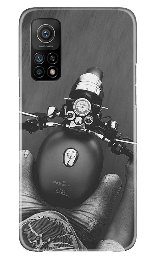 Royal Enfield Mobile Back Case for Mi 10T (Design - 382)
