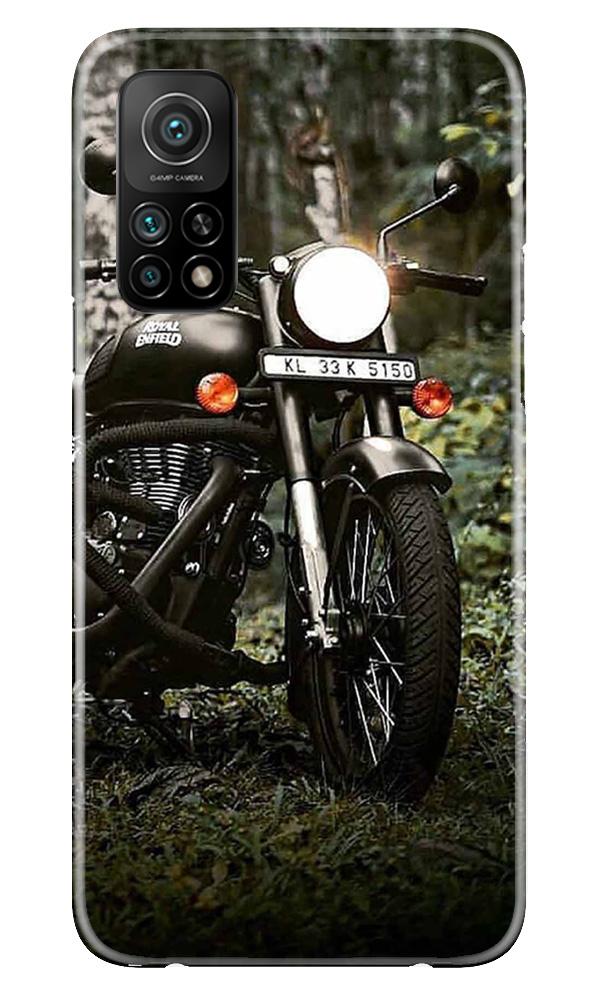 Royal Enfield Mobile Back Case for Mi 10T (Design - 384)