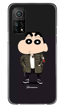 Shin Chan Mobile Back Case for Mi 10T (Design - 391)