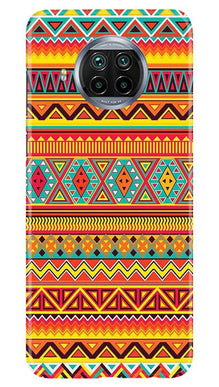 Zigzag line pattern Mobile Back Case for Xiaomi Poco M3 (Design - 4)