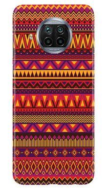 Zigzag line pattern2 Mobile Back Case for Xiaomi Mi 10i (Design - 10)