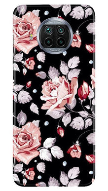 Pink rose Mobile Back Case for Xiaomi Mi 10i (Design - 12)