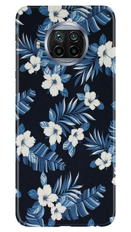 White flowers Blue Background2 Case for Xiaomi Poco M3