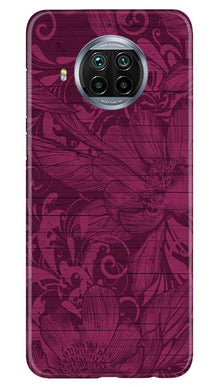 Purple Backround Mobile Back Case for Xiaomi Mi 10i (Design - 22)