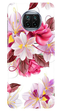 Beautiful flowers Mobile Back Case for Xiaomi Poco M3 (Design - 23)