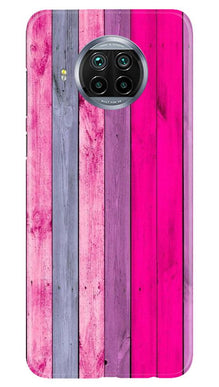 Wooden look Mobile Back Case for Xiaomi Poco M3 (Design - 24)