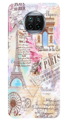 Paris Eiftel Tower Mobile Back Case for Xiaomi Mi 10i (Design - 54)