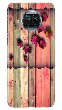 Wooden look2 Mobile Back Case for Xiaomi Mi 10i (Design - 56)