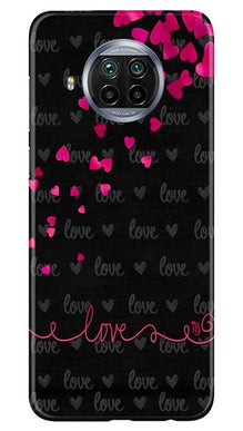 Love in Air Mobile Back Case for Xiaomi Poco M3 (Design - 89)