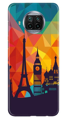 Eiffel Tower2 Mobile Back Case for Xiaomi Mi 10i (Design - 91)