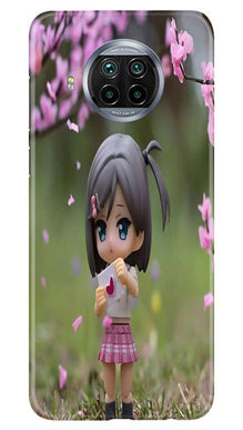 Cute Girl Mobile Back Case for Xiaomi Mi 10i (Design - 92)
