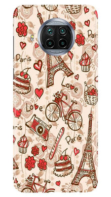 Love Paris Mobile Back Case for Xiaomi Poco M3  (Design - 103)