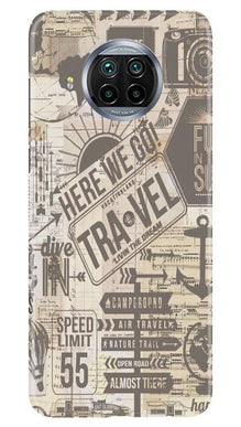 Travel Mobile Back Case for Xiaomi Poco M3  (Design - 104)