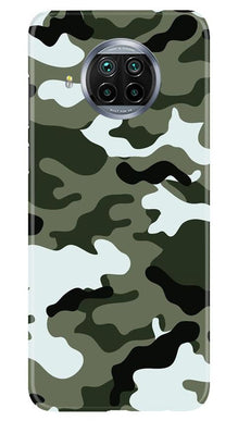 Army Camouflage Mobile Back Case for Xiaomi Mi 10i  (Design - 108)