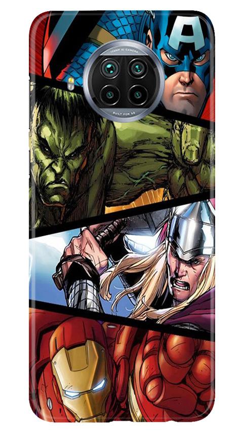 Avengers Superhero Case for Xiaomi Mi 10i  (Design - 124)