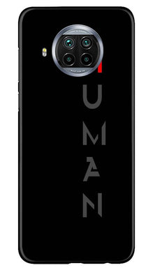 Human Mobile Back Case for Xiaomi Mi 10i  (Design - 141)