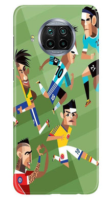 Football Mobile Back Case for Xiaomi Poco M3  (Design - 166)