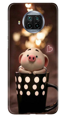 Cute Bunny Mobile Back Case for Xiaomi Mi 10i (Design - 213)
