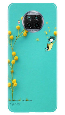 Flowers Girl Mobile Back Case for Xiaomi Poco M3 (Design - 216)