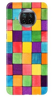 Colorful Square Mobile Back Case for Xiaomi Poco M3 (Design - 218)