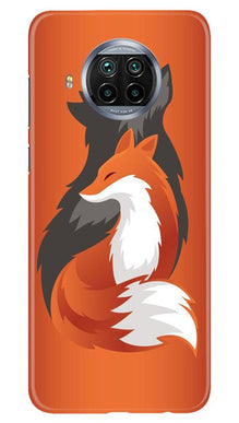Wolf  Mobile Back Case for Xiaomi Mi 10i (Design - 224)