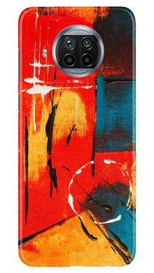 Modern Art Mobile Back Case for Xiaomi Mi 10i (Design - 239)