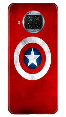 Captain America Mobile Back Case for Xiaomi Mi 10i (Design - 249)