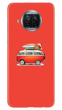 Travel Bus Mobile Back Case for Xiaomi Mi 10i (Design - 258)