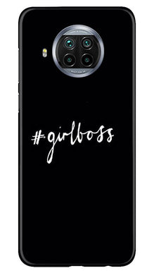 #GirlBoss Mobile Back Case for Xiaomi Mi 10i (Design - 266)