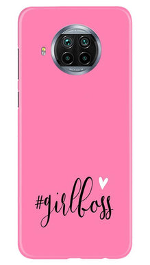 Girl Boss Pink Mobile Back Case for Xiaomi Mi 10i (Design - 269)