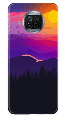 Sun Set Mobile Back Case for Xiaomi Poco M3 (Design - 279)