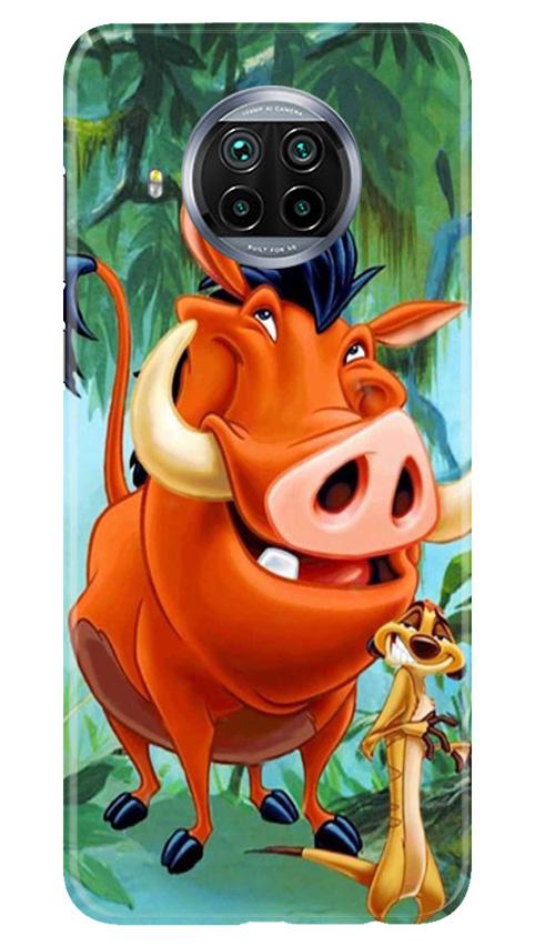 Timon and Pumbaa Mobile Back Case for Xiaomi Mi 10i (Design - 305)