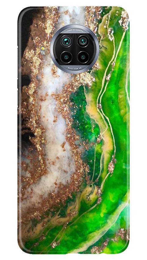 Marble Texture Mobile Back Case for Xiaomi Mi 10i (Design - 307)