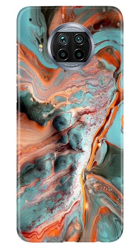 Marble Texture Mobile Back Case for Xiaomi Mi 10i (Design - 309)