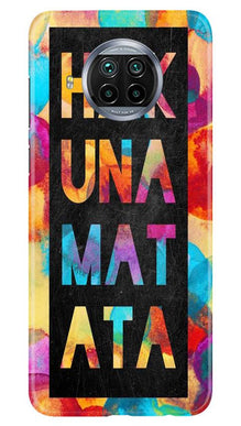 Hakuna Matata Mobile Back Case for Xiaomi Mi 10i (Design - 323)