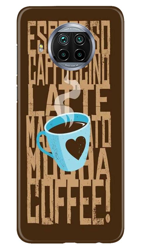 Love Coffee Mobile Back Case for Xiaomi Mi 10i (Design - 351)