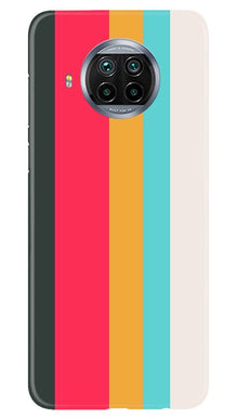 Color Pattern Mobile Back Case for Xiaomi Mi 10i (Design - 369)