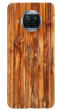 Wooden Texture Mobile Back Case for Xiaomi Mi 10i (Design - 376)