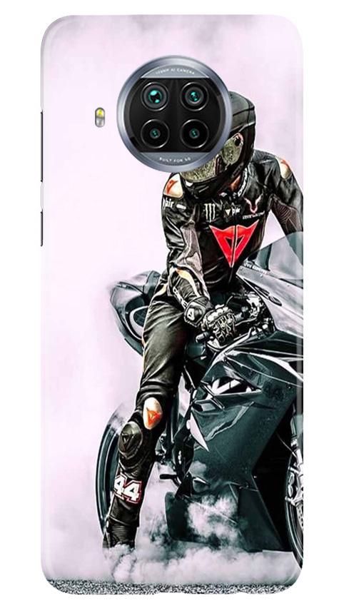 Biker Mobile Back Case for Xiaomi Mi 10i (Design - 383)
