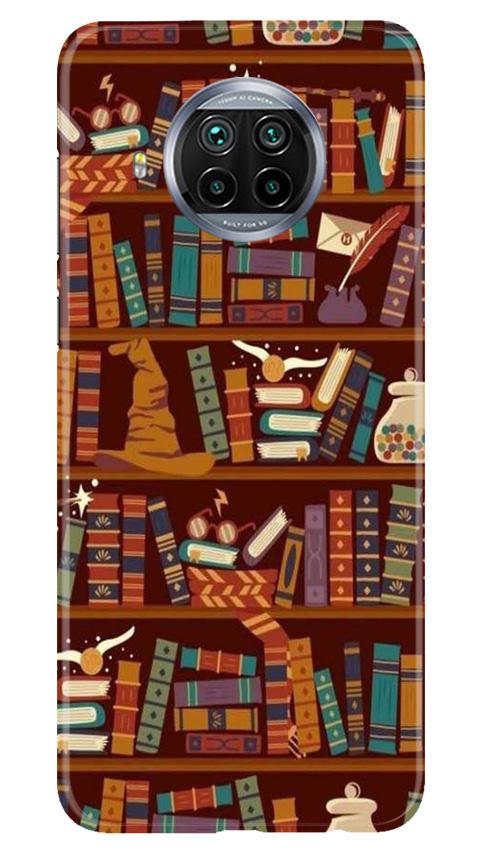 Book Shelf Mobile Back Case for Xiaomi Mi 10i (Design - 390)