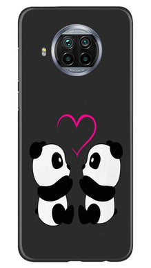 Panda Love Mobile Back Case for Xiaomi Mi 10i (Design - 398)