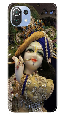 Lord Krishna3 Mobile Back Case for Mi 11 Lite 5G  (Design - 18)