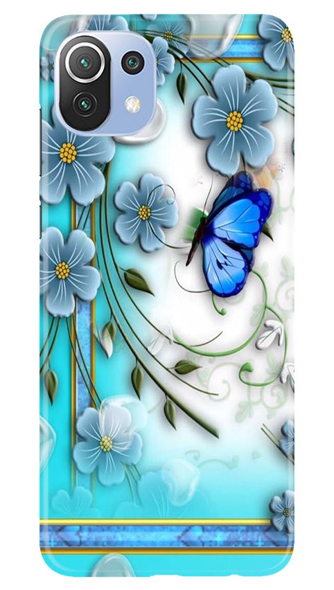 Blue Butterfly Case for Mi 11 5G